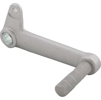 Nářadí na motocykly V PARTS Řadicí páka hliníková šedá Minarelli AM6 RS50-SILVER