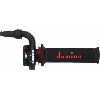 Motodíl 4T DOMINO ČERNÁ/ČERVENÁ RYCHLÁ SILNIČNÍ RUKOJEŤ 3357.03-02