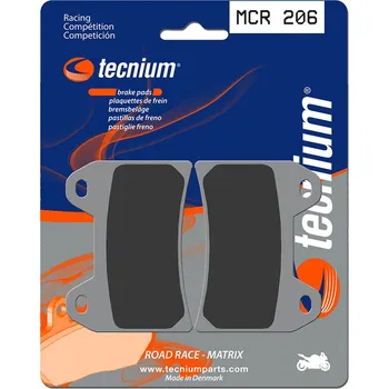 Nářadí na motocykly TECNIUM Racing Brzdové destičky ze slinutého karbonu - MCR206 MCR206