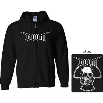 Pánská mikina Doom - mikina s kapucí a zipem 1