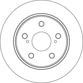 Brzdový kotouč Brzdový kotouč TRW DF6732