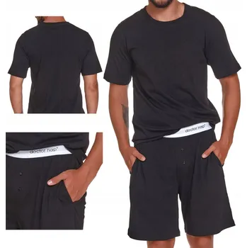 Pánské pyžamo Doctor Nap pánské pyžamo 4332 krátký rukáv velikost XXL