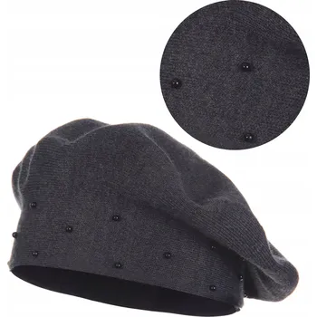 Čepice Majka baret šedý, univerzální velikost, akryl