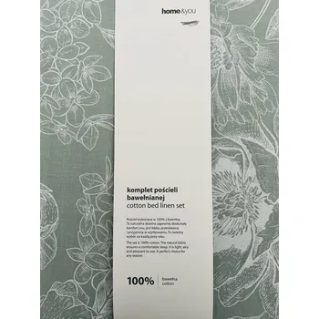 Povlečení Bavlněné Povlečení 160x200 zelené Home & You home&you 100% bavlna