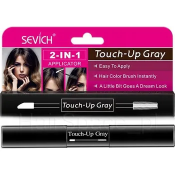 Korektor Korektor na šediny a odrosty 2v1 Touch up Gray - Maskování šedin