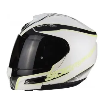 Motodoplněk Moto přilba SCORPION EXO-3000 AIR STROLL pearl bílo/černo/neonově žlutá 2H1739631