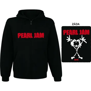Pánská mikina Pearl Jam - mikina s kapucí a zipem 2