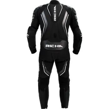 Moto kombinéza Moto kombinéza RICHA FRANCORCHAMPS jednodílná černá 2H9910479