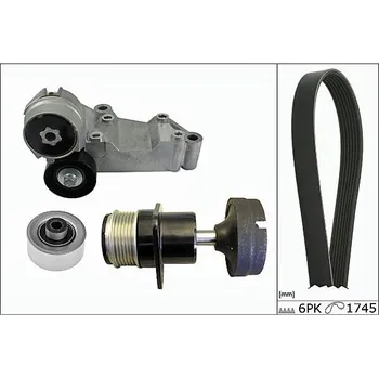 Sada zebrovanych klinovych remenu HEPU 20-1854