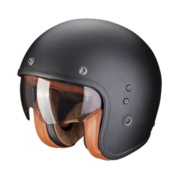 Motodoplněk Moto přilba SCORPION BELFAST EVO LUXE černá matná 2H51511439