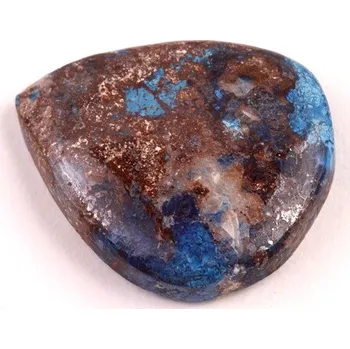 Přírodní kámen Kabošon Azurite Shattuckite č.6436 (29x25x6mm)