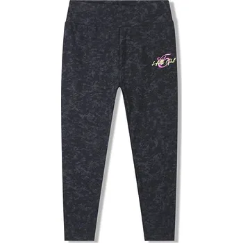 Dívčí legíny DÍVČÍ LEGÍNY MRAMOROVÉ - WL0948 Velikost: 134, Barva: Černá