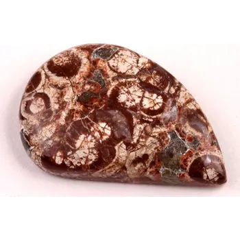 Přírodní kámen Kabošon Mushroom Green Jade č.6418 (29x19x6mm)