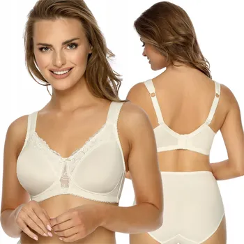 Podprsenka Viania podprsenka měkká bílá bez kostic velikost 90C