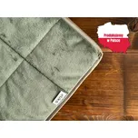 Zátěžová deka Eliks 100 cm x 140 cm zelená