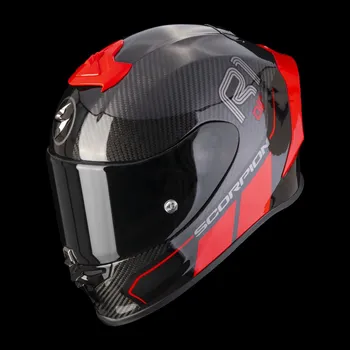 Motodoplněk Moto přilba SCORPION EXO-R1 EVO CARBON AIR CORPUS II červená 2H8471851