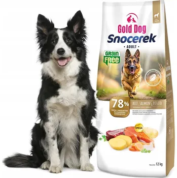 Krmivo pro psa Suché krmivo pro psy Bez obilovin Gold Dog Snocerek 12 kg hovězí, bez drůbeže