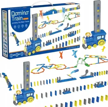 ostatní stavebnice Vláček Lokomotiva Skládací Domino Hračka Stavebnice Hra Pro Děti