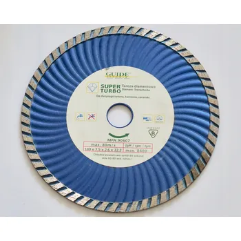 Řezný kotouč Diamantový kotouč super turbo 180x7,5x2,6 Guide T