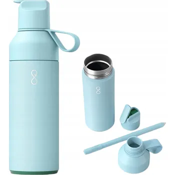Termoska Termoska na vodu se slámkou Ocean Bottle GO 0,5 l - světle modrá