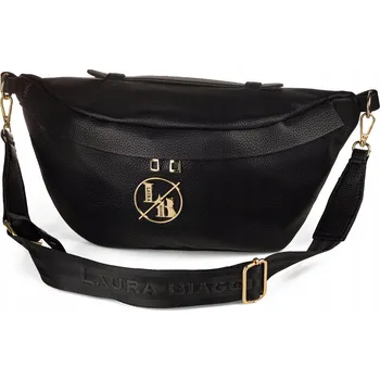 Kabelka Laura Biaggi kabelka přes rameno eko kůže černá