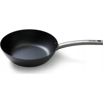 Pánev Skottsberg wok z uhlíkové oceli 28 cm