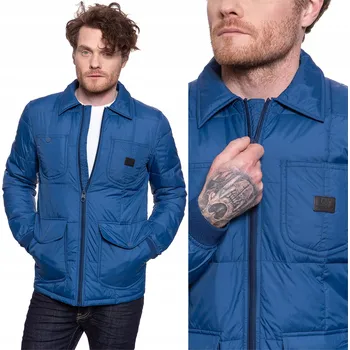 Pánská bunda Lee pánská prošívaná bunda bez kapuce L86CUJMO velikost XL