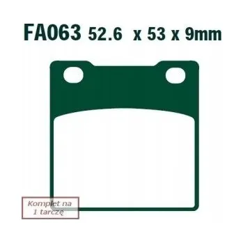 Brzdová destička Brzdové destičky EBC FA 063 63 Hayabusa GSF Bandit 600 1200 GS 500