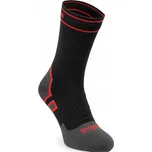 Ponožky Bridgedale voděodolné StormSock Heavy Boot - black/red 44-47