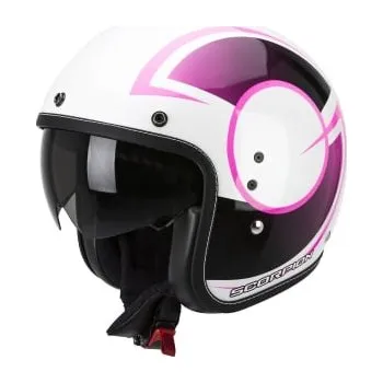 Motodoplněk Moto přilba SCORPION BELFAST CITURBAN pearl bílo/růžová 2H37496370