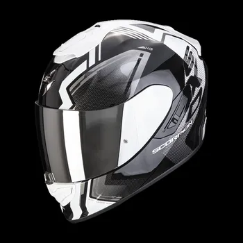Helma na motorku Moto přilba SCORPION EXO-1400 AIR CORSA černo/bílá 2H44009954