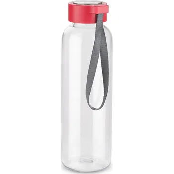 Láhev Blue Collection Průhledná Lahev Na Pití 500 ml červená