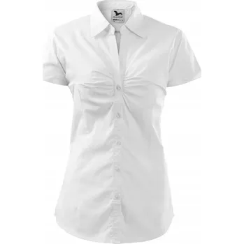 Dámská košile Malfini dámská košile s krátkým rukávem, bez vzoru, černá 214, velikost XS