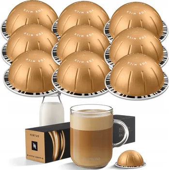 Kapsle do Nespresso VERTUO 80 ML DOUBLE ESPRESSO BIANCO DOPPIO 10 ks