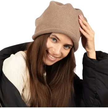 Čepice Zimní čepice Alessio béžová univerzální velikost