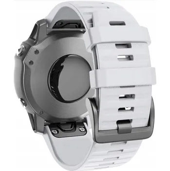 Řemínek na hodinky Řemínek Tech-Band pro Garmin 26mm bílý