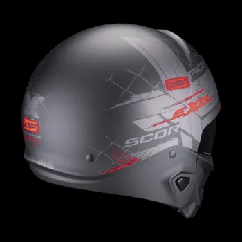 Motodoplněk Moto přilba SCORPION EXO-COMBAT II XENON matná černo/červená 2H17787971