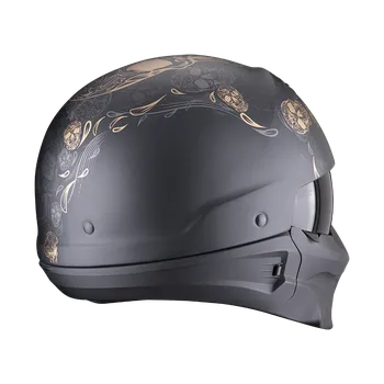 Motodoplněk Moto přilba SCORPION EXO-COMBAT EVO KALAVERA matná černo/zlatá 2H92209567