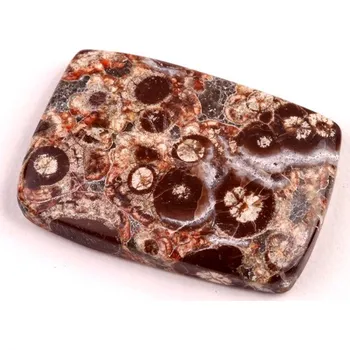 Sběratelství Kabošon Mushroom Green Jade č.6404 (32x22x6mm)