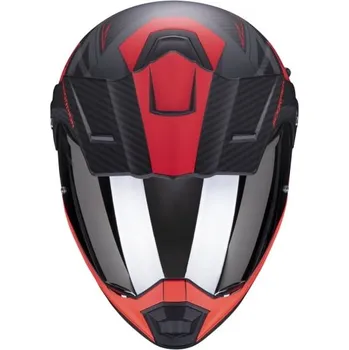 Motodoplněk Moto přilba SCORPION ADX-1 TUCSON matná cementově šedo/červená 2H23429522