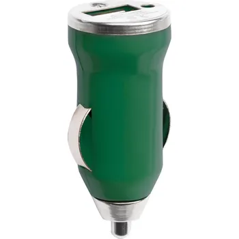 Reklamní Hikal USB nabíječka do auta, zelená