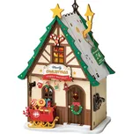 RoboTime Miniatura domečku Svítící vánoční dům