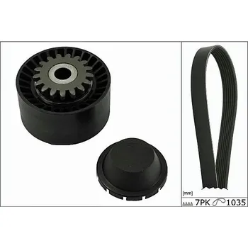 Sada zebrovanych klinovych remenu HEPU 20-1847