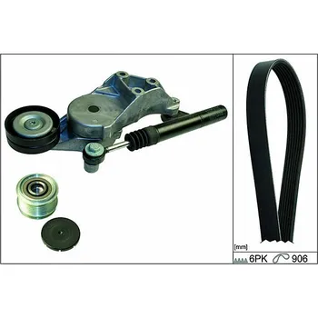 Sada zebrovanych klinovych remenu HEPU 20-1893