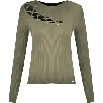 Dámský svetr Guess dámský svetr zelený, přiléhavý, délka do boků, velikost M