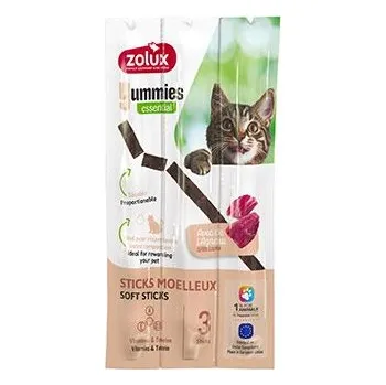 Pamlsek pro kočku Pochoutka kočka YUMMIES jehněčí s rýží 3ks Zolux