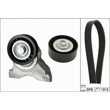 Sada zebrovanych klinovych remenu HEPU 20-1804