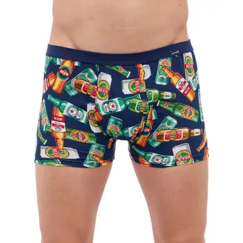 Kalhotky Pánské boxerky 280/236 Tatoo Bottles - CORNETTE tmavě modrá L