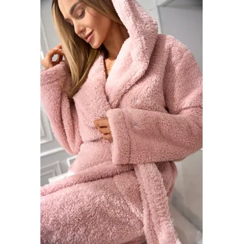 Dámský župan DÁMSKÝ ŽUPAN KRÁTKÝ 2559 PUDER ROSE XL