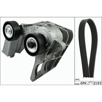 Sada zebrovanych klinovych remenu HEPU 20-1866